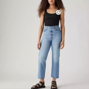 Levi's Ribcage Straight Ankle Jeans 27x27